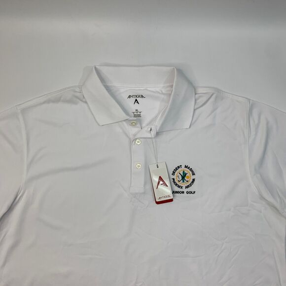Antigua Polo Shirt Mens XL Pique Xtra-Lite Desert Mashie Junior Golf Arizona - Picture 3 of 14